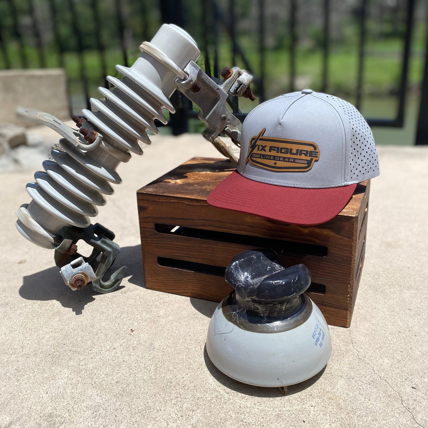 Maroon Toad MFG Hat Six Figure Line Gear