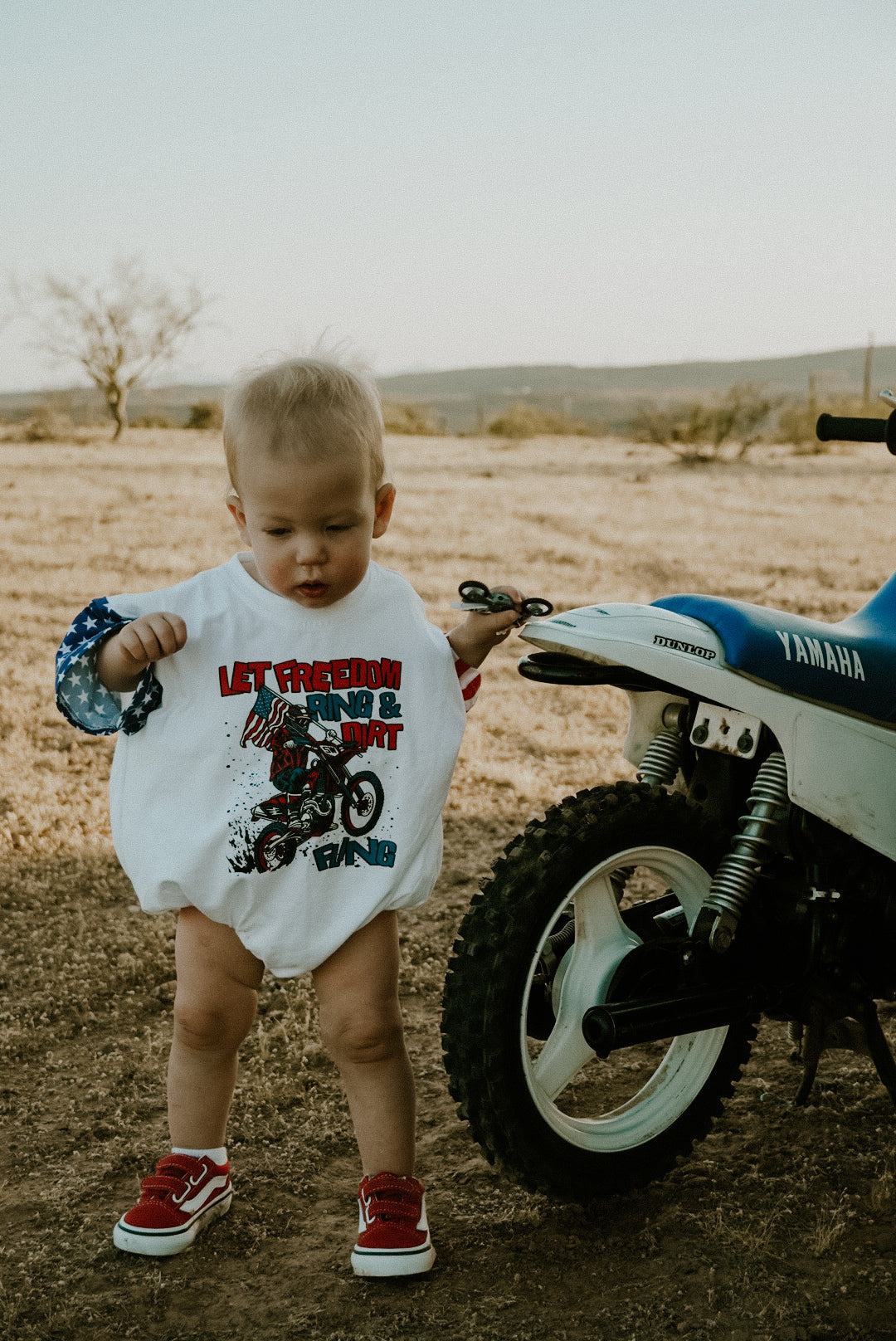 Let Freedom Ring & Dirt Fling T-Shirt Romper Strictly Wild