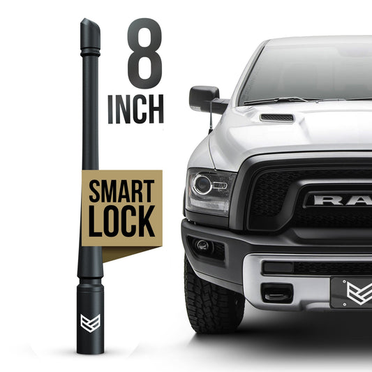 SMARTLOCK™ SHORT FLEXIBLE ANTENNA 8 INCH FOR DODGE RAM (NEW!)