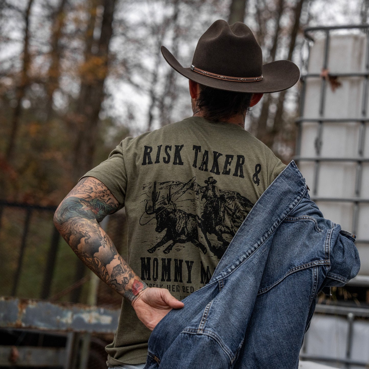 Risk Taker & Mommy Maker Men's T-Shirt
