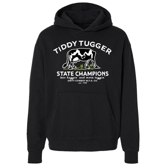 Tiddy Tugger State Champions Men's Hoodie DIRTY COWBOY MFG