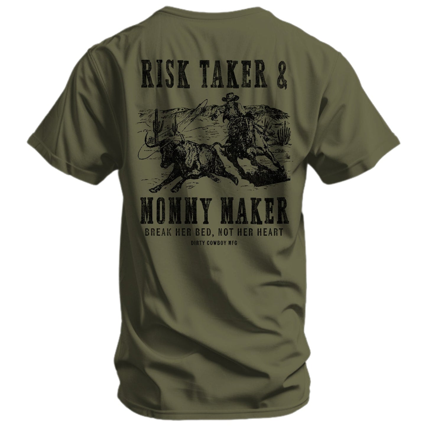 Risk Taker & Mommy Maker Men's T-Shirt