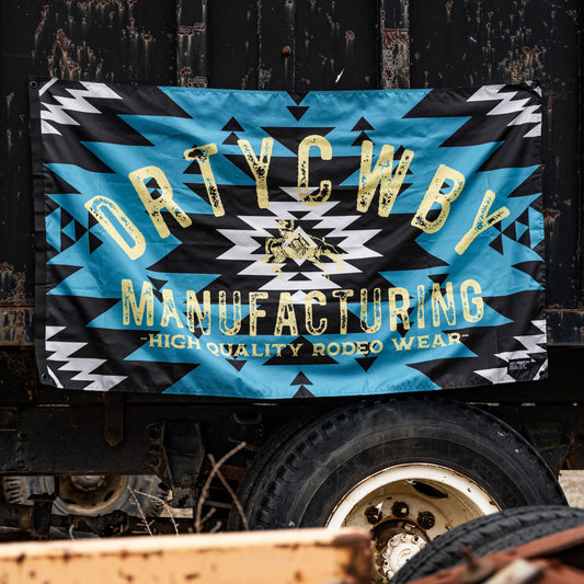 Dirty Cowboy Branded Aztec Flag DIRTY COWBOY MFG