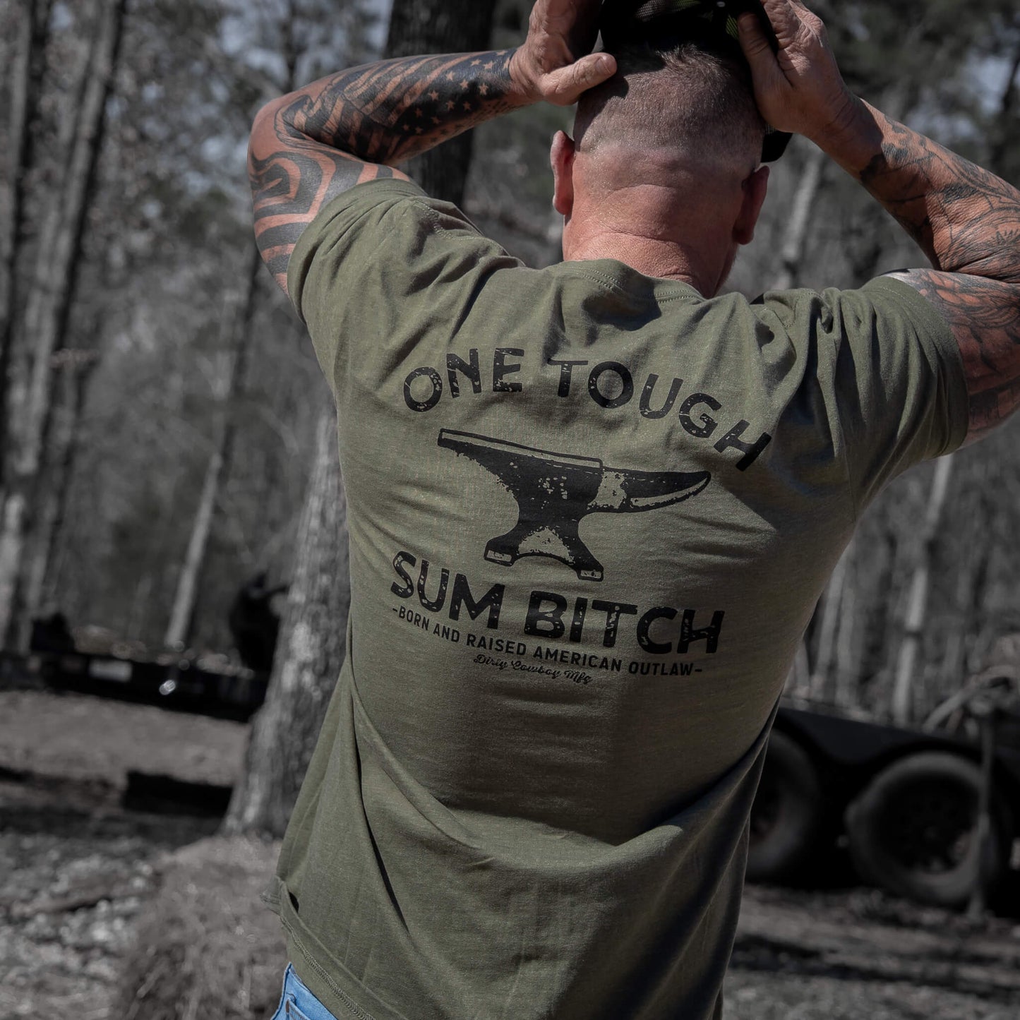 One Tough Sum Anvil Men's T-Shirt DIRTY COWBOY MFG
