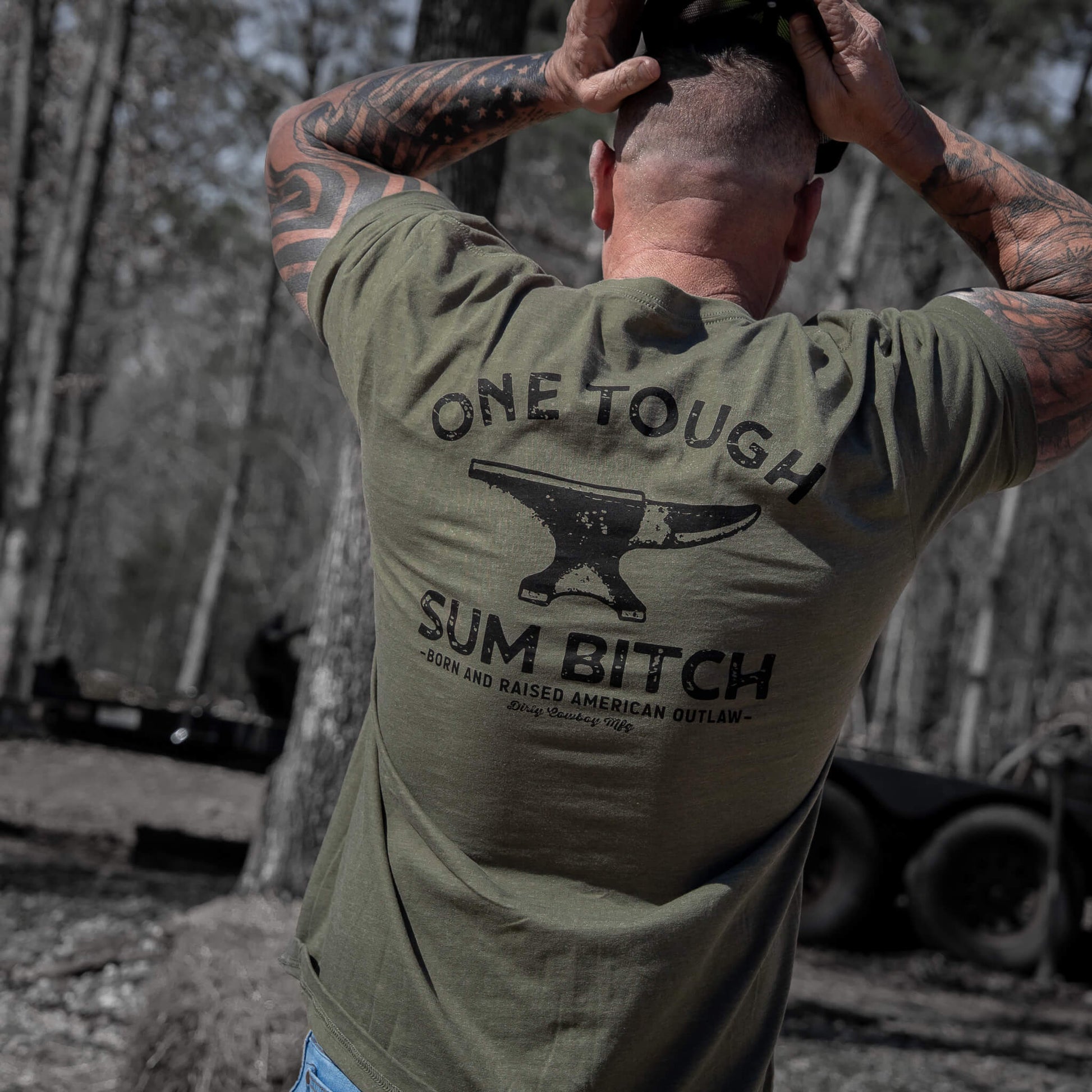 One Tough Sum Anvil Men's T-Shirt DIRTY COWBOY MFG