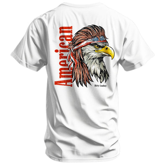 American Eagle Patriotic Men's T-Shirt DIRTY COWBOY MFG