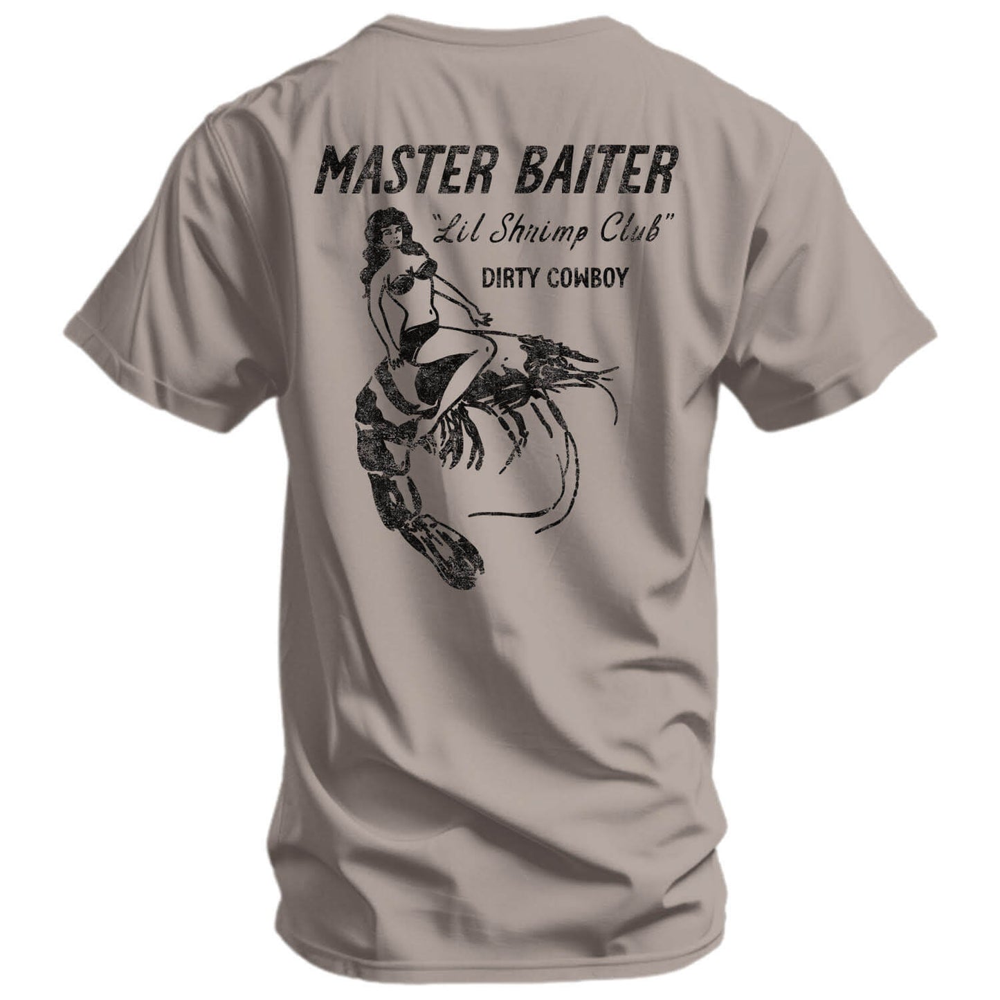 Master Baiter "Lil Shrimp Club" Men's T-Shirt DIRTY COWBOY MFG