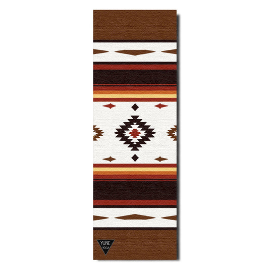 Yoga Mat | 6mm Thick | Multi Color Striped | Non-Slip | Eco Friendly | Yune Yoga | Elk Grove