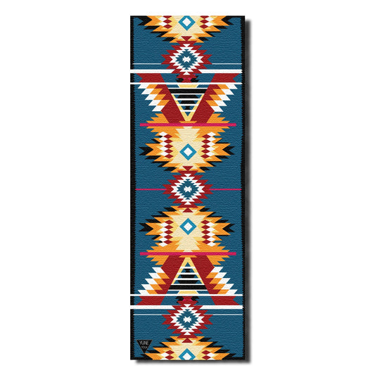 Yoga Mat | 6mm Thick | Multi Color Striped | Non-Slip | Eco Friendly | Yune Yoga | Snake River