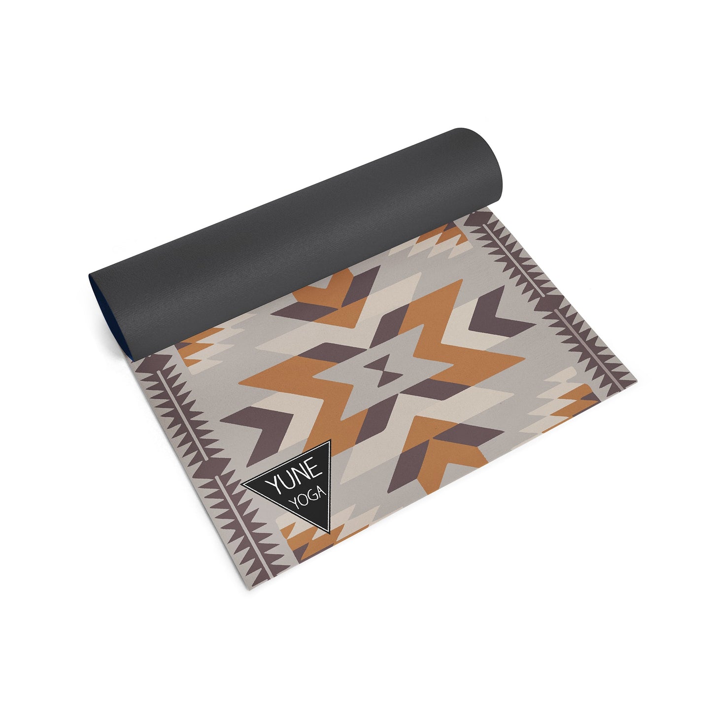 Yoga Mat | 6mm Thick | Multi Color Striped | Non-Slip | Eco Friendly | Yune Yoga | Teton Canyon