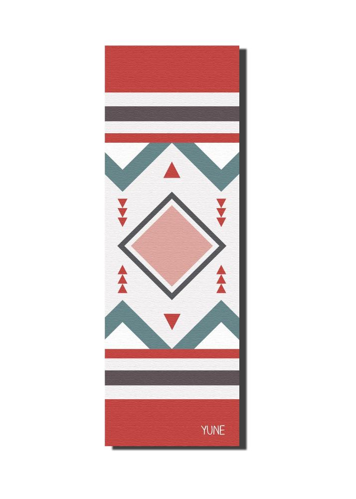Yoga Mat | 6mm Thick | Red | Non-Slip | Eco Friendly | Yune Yoga | Aries