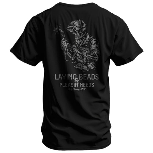 Laying Beads & Pleasin' Needs Mens T-Shirt DIRTY COWBOY MFG