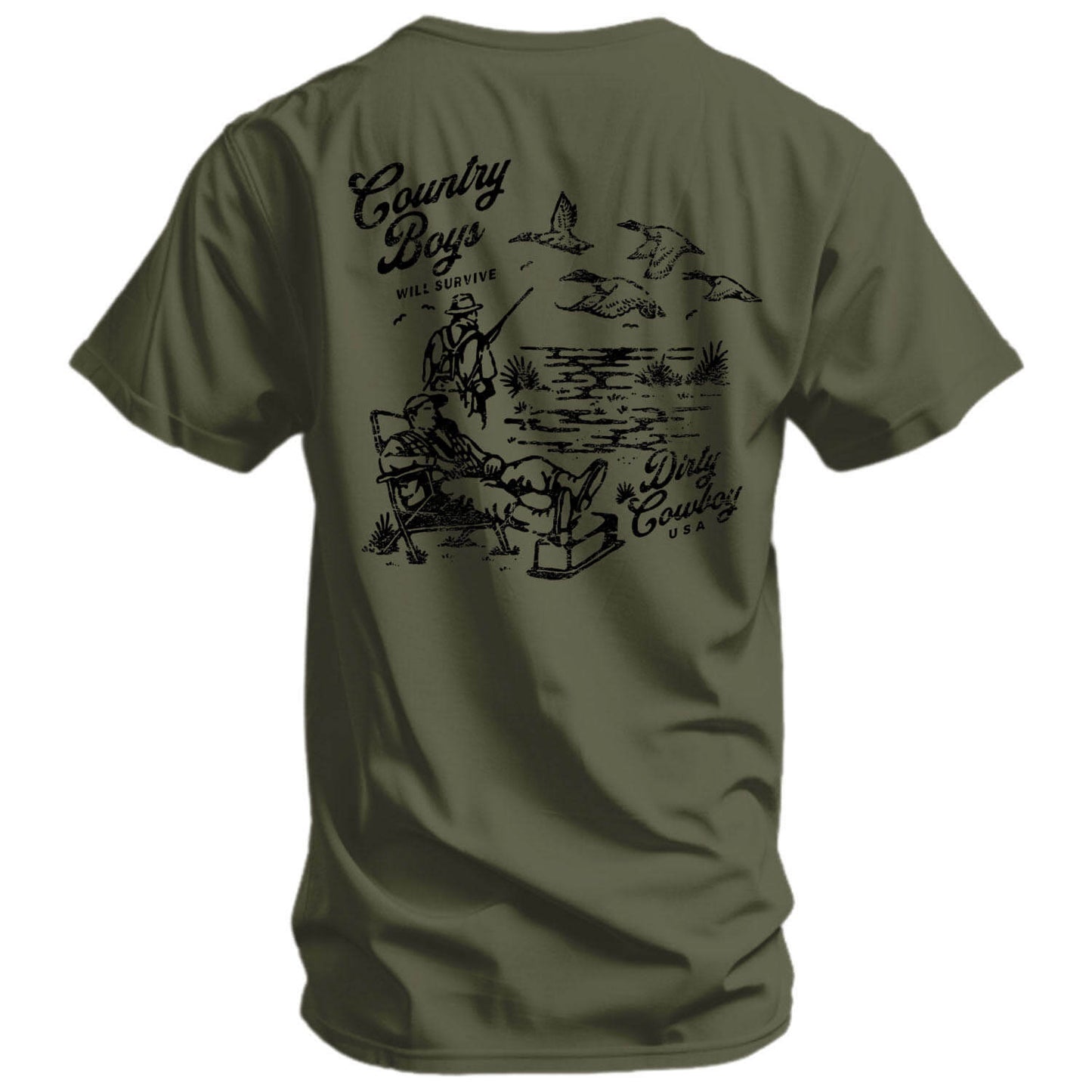 Country Boy's Will Survive Men's T-Shirt