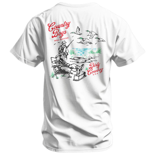 Country Boy's Will Survive Men's T-Shirt